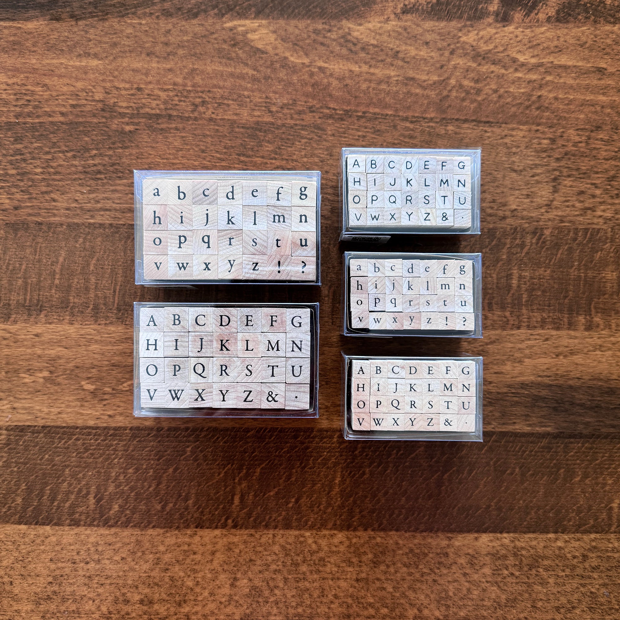 Petit Moji Stamps: Alphabet