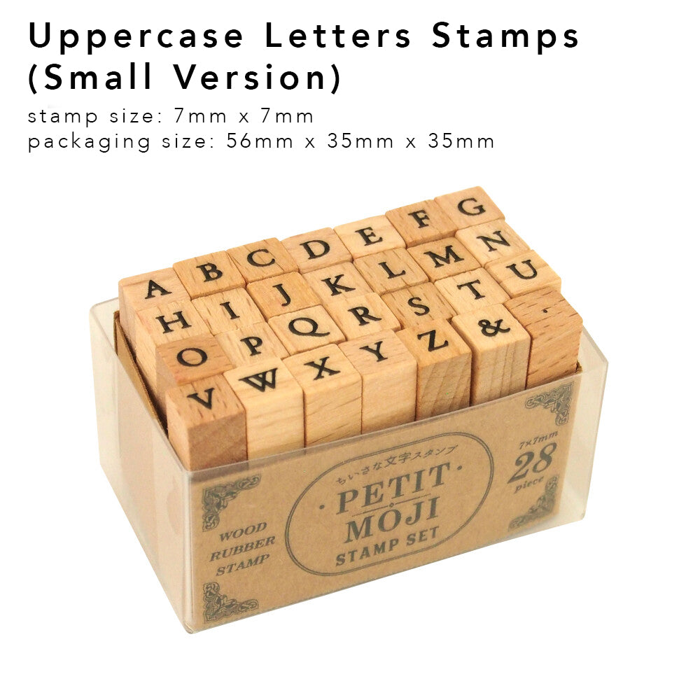 Petit Moji Stamps: Alphabet