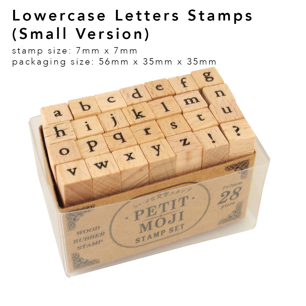 Petit Moji Stamps: Alphabet