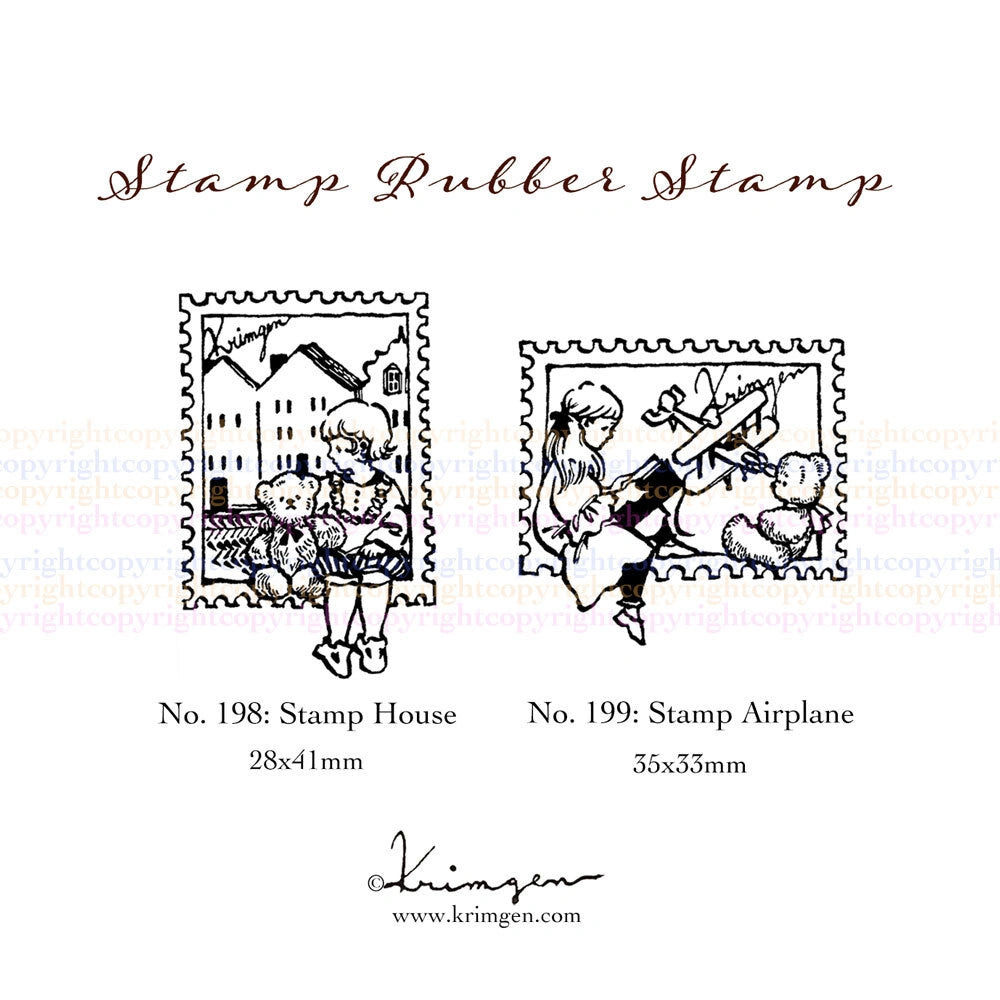 Krimgen Rubber Stamp: Stamps and Label
