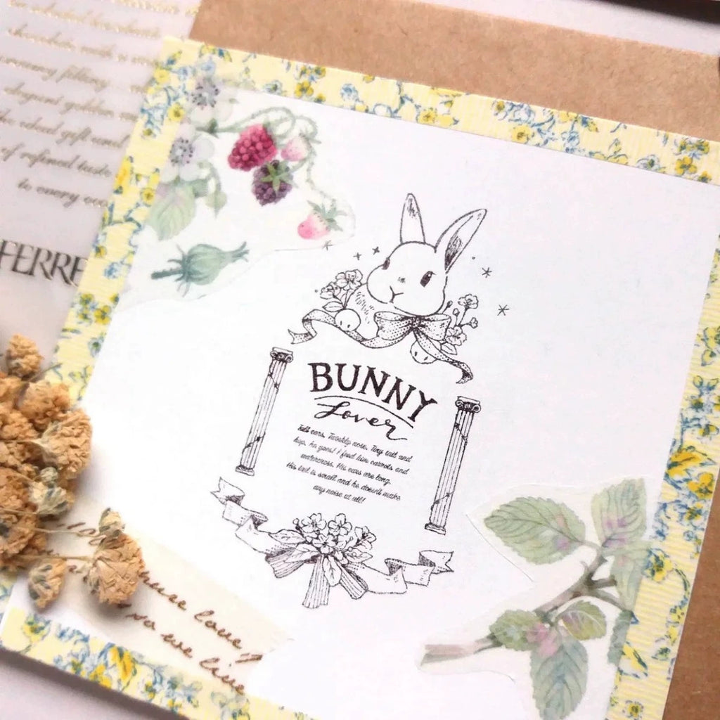 Kumayankee Stamp: Bunny Lover Frame