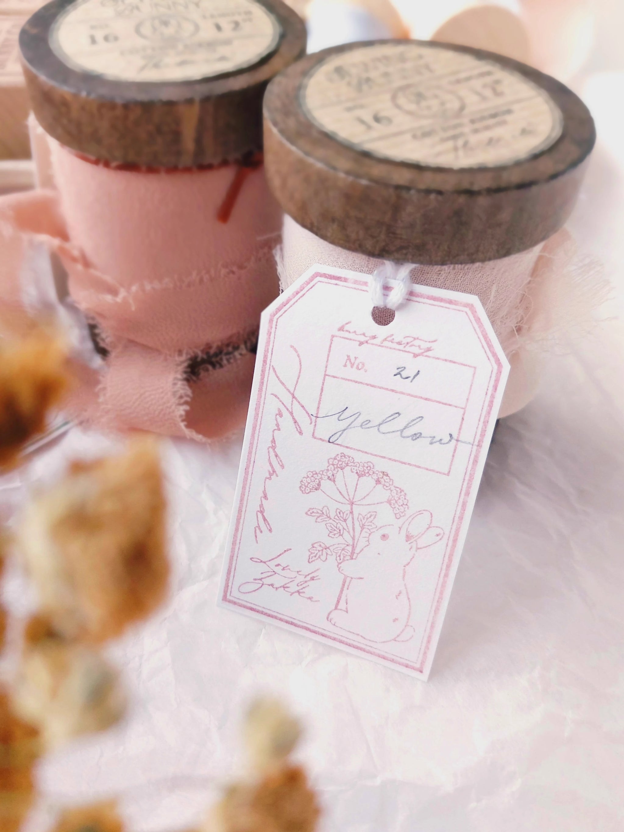 Kumayankee Stamp: Sewing Bunny