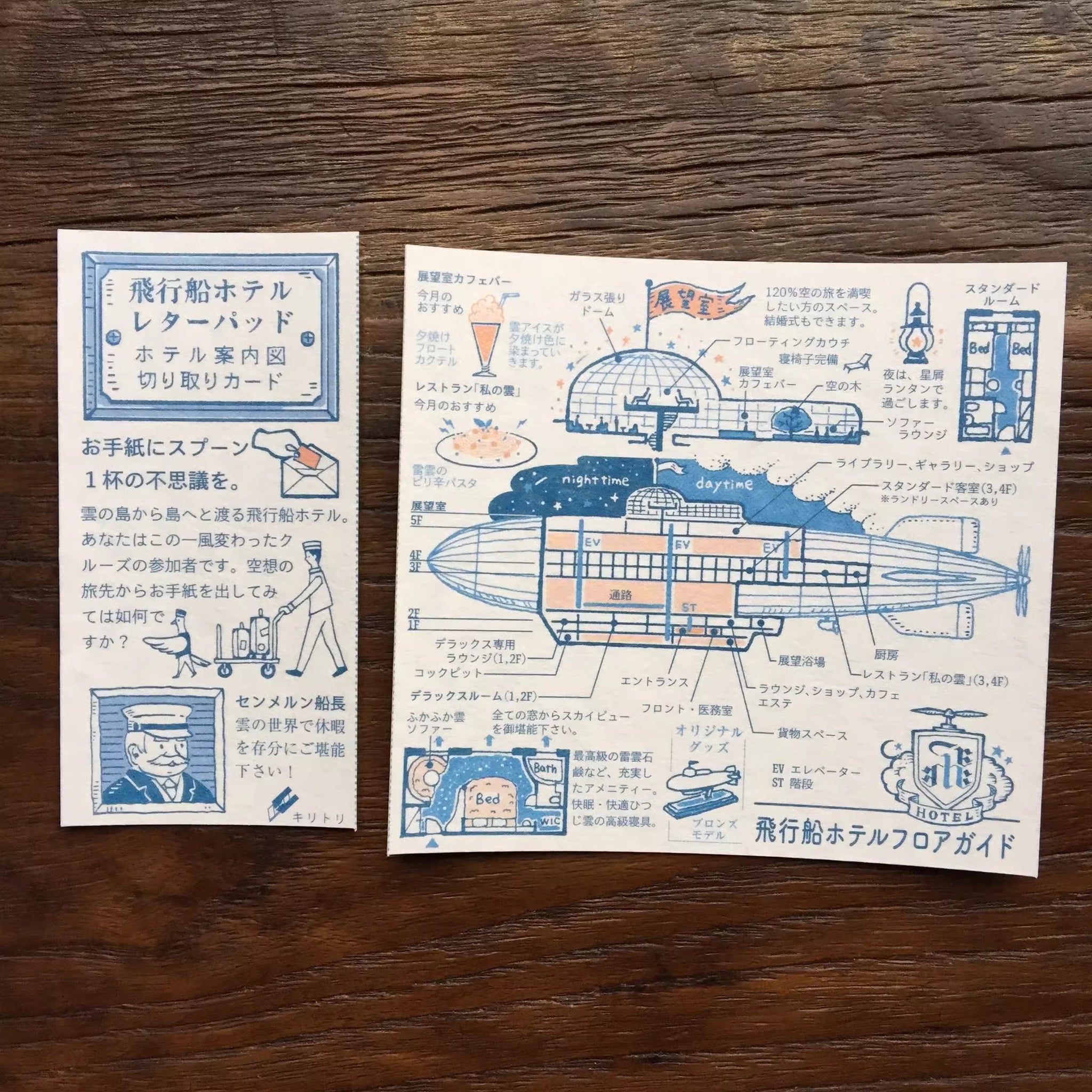 Kyupodo Letter Pad: Airship Hotel