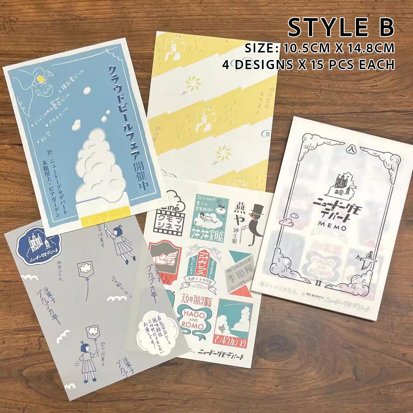 Kyupodo Memo Paper: Department Store Above the Clouds