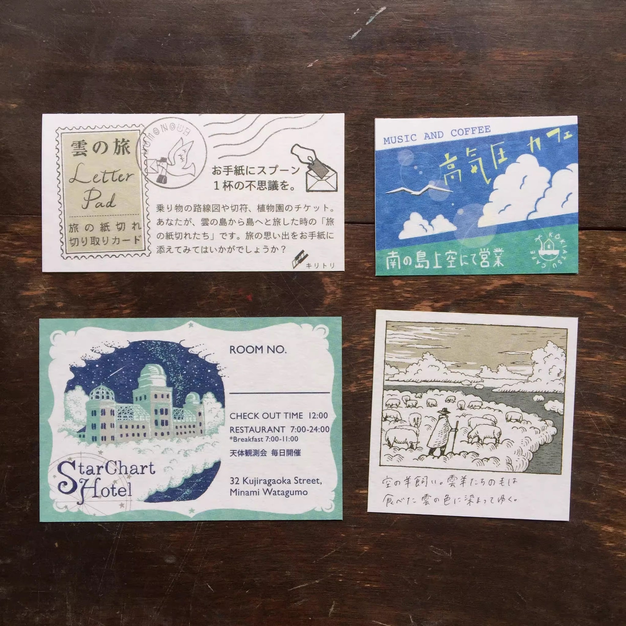 Kyupodo Letter Pad: Voyage Through the Sky