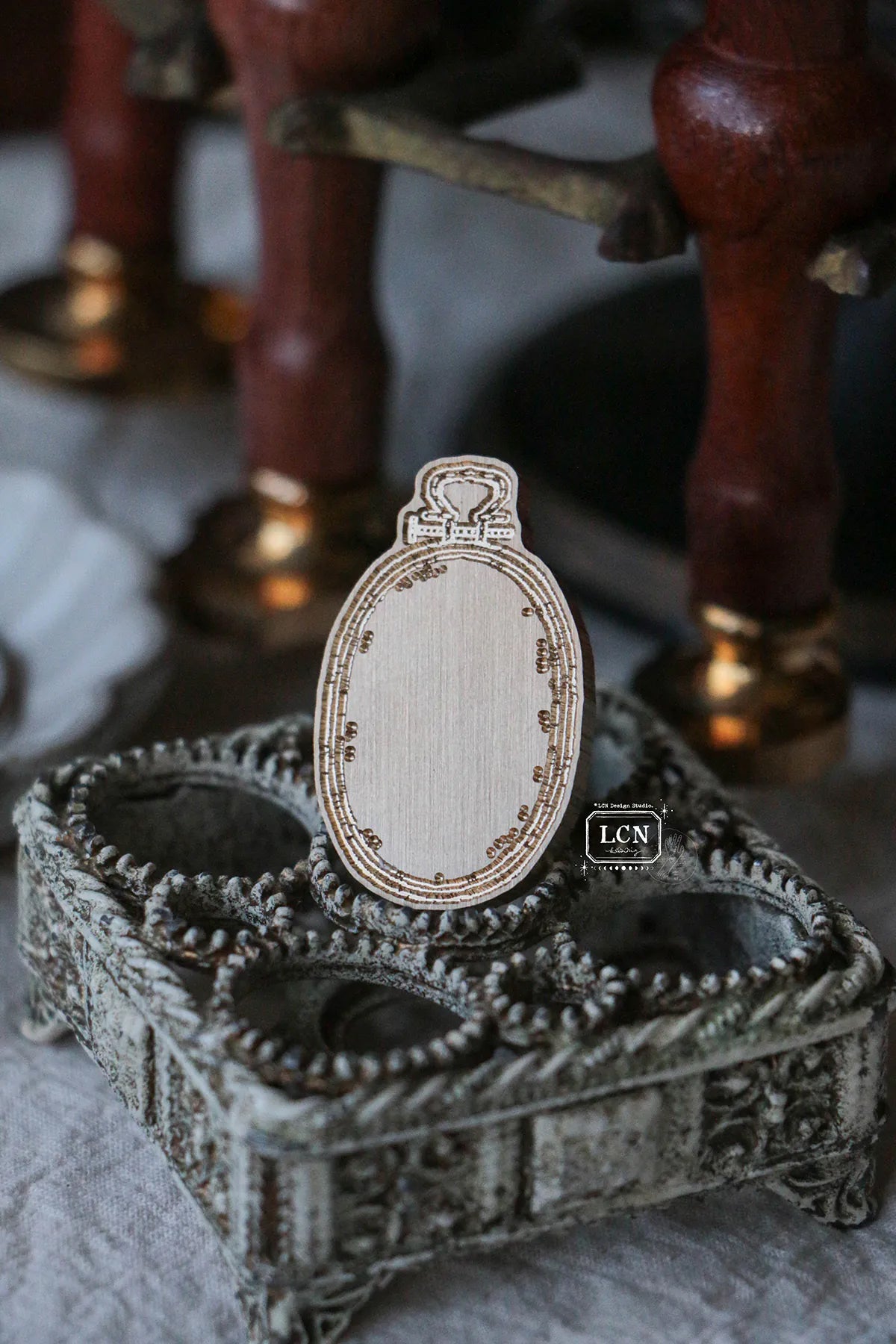 LCN Design Studio: Embroidery Hoop Wax Seal Stamp