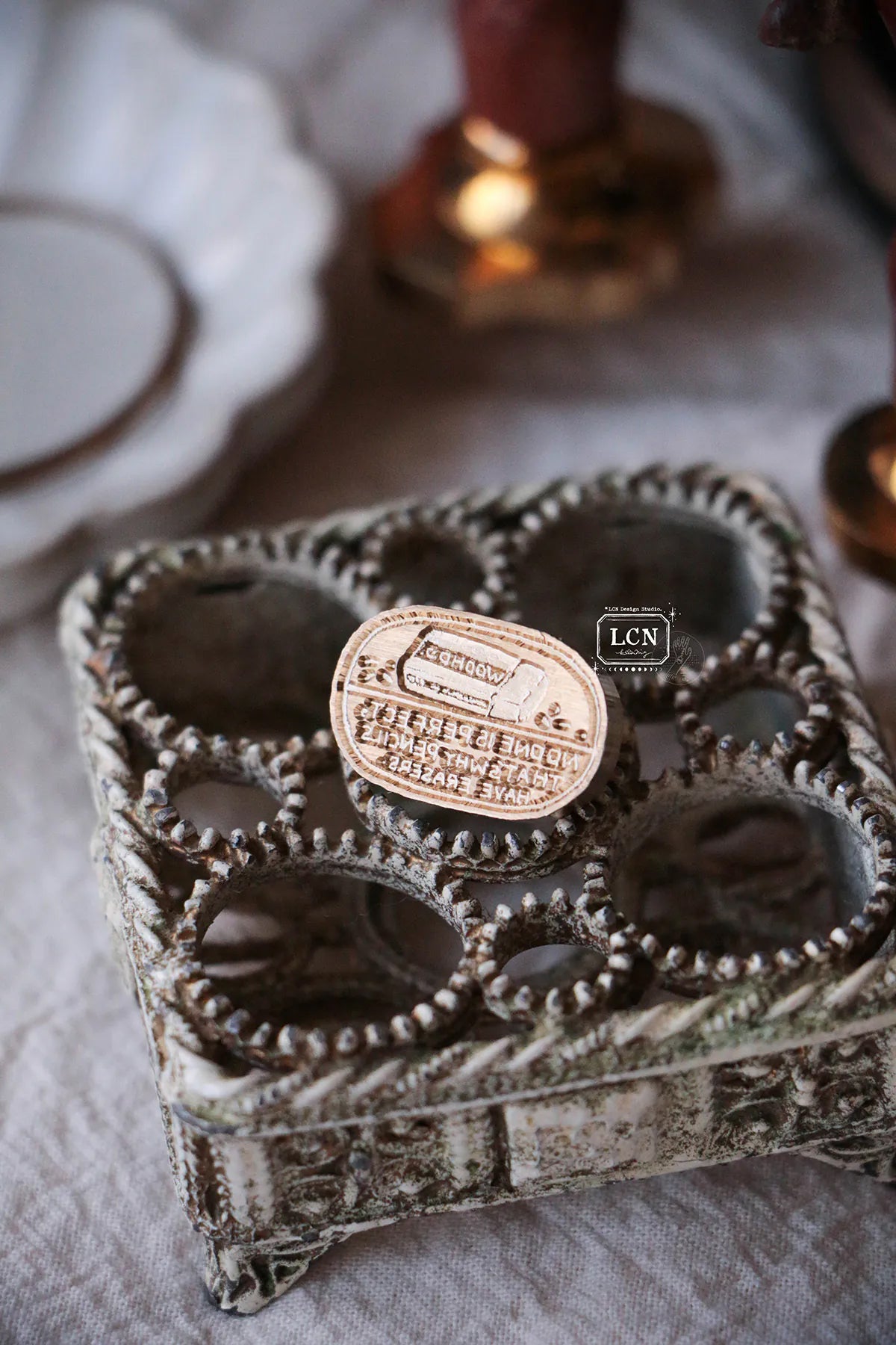 LCN Design Studio: Eraser Wax Seal Stamp