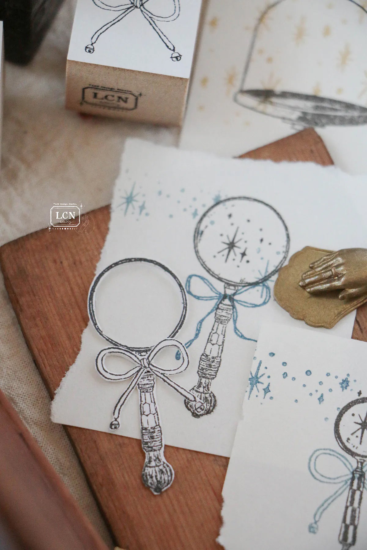 LCN Design Studio: Magnifying Glass Stamp