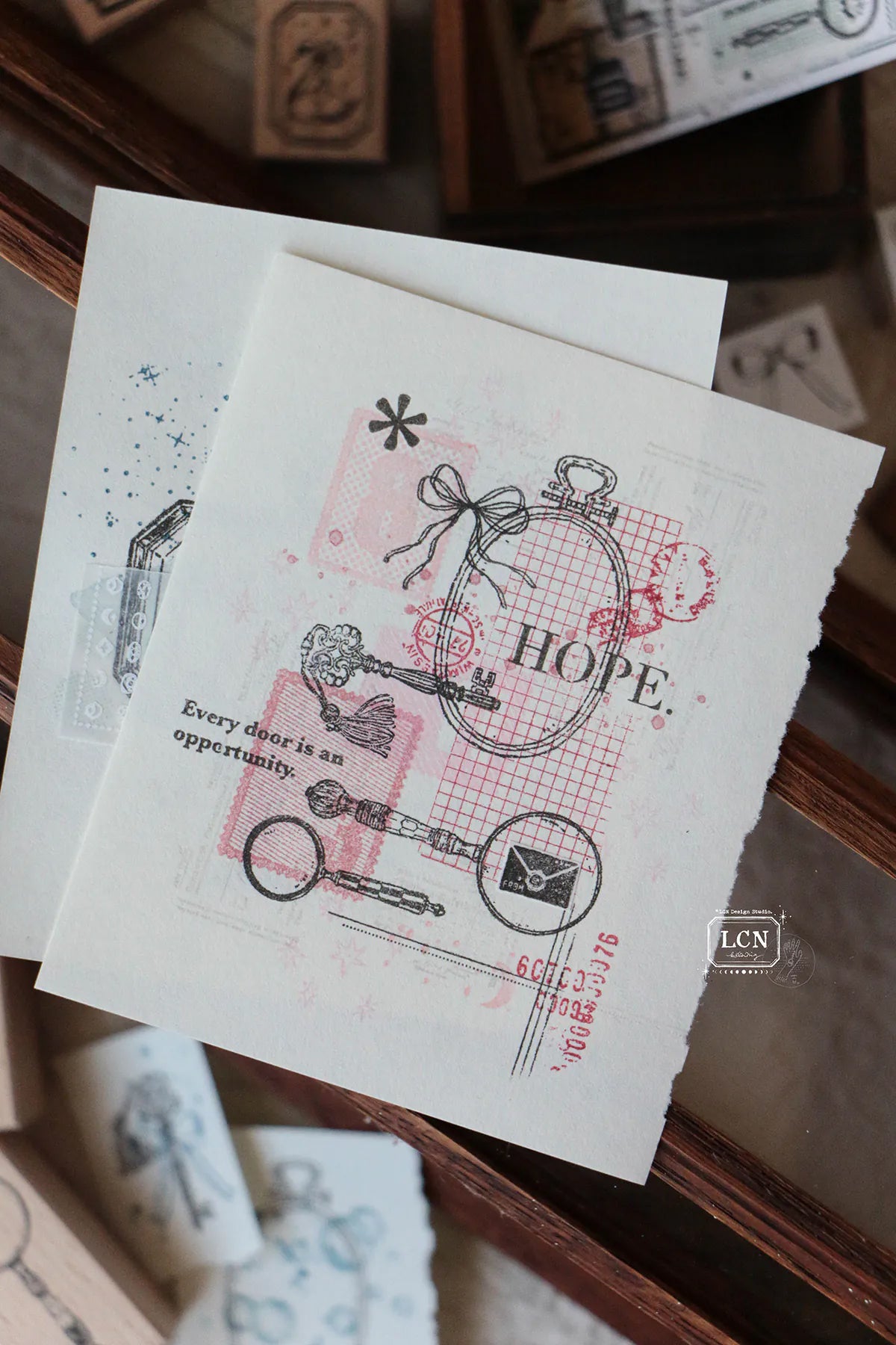 LCN Design Studio: Magnifying Glass Stamp