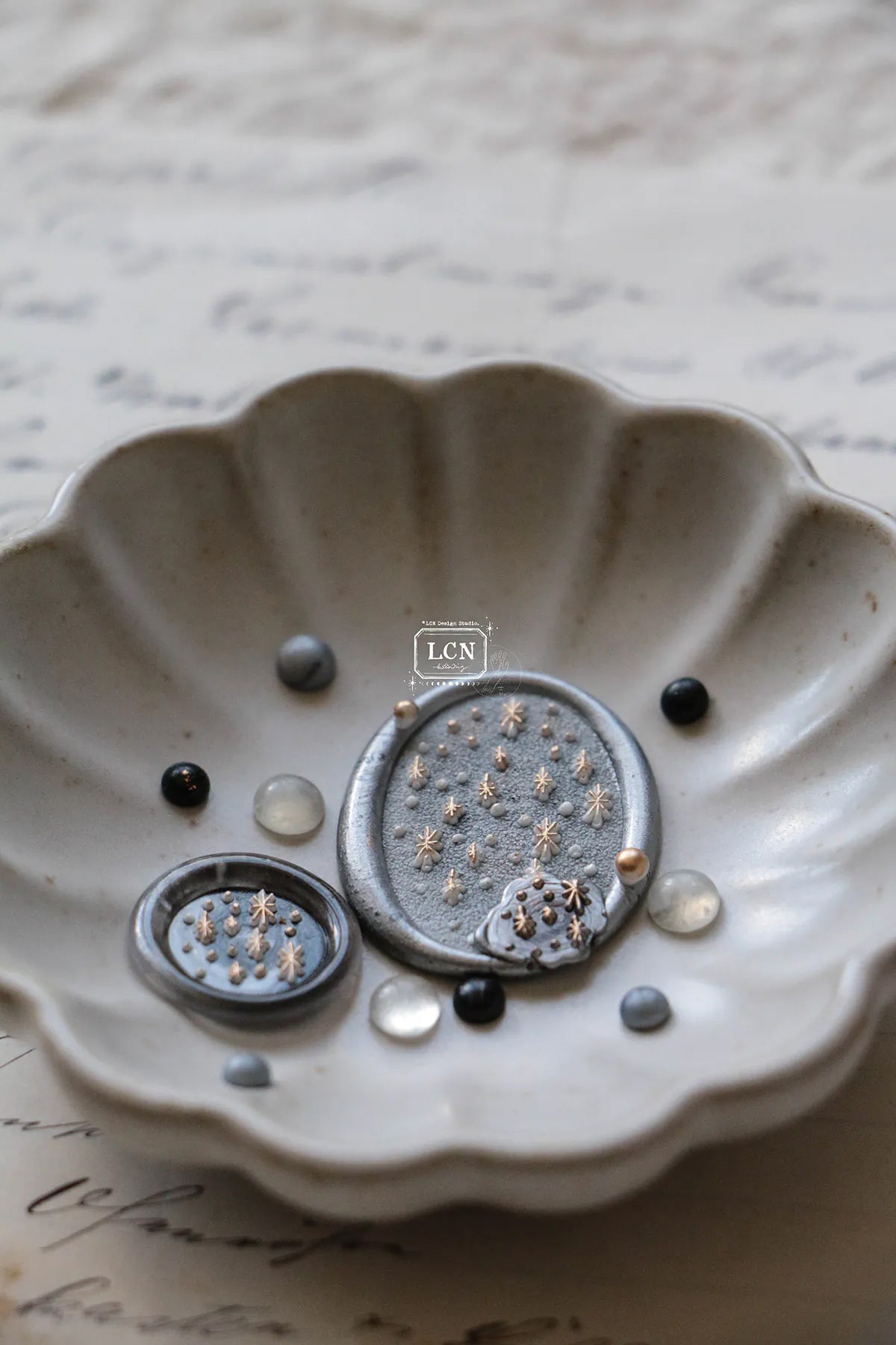 LCN Design Studio: Oval Star Wax Seal Stamp