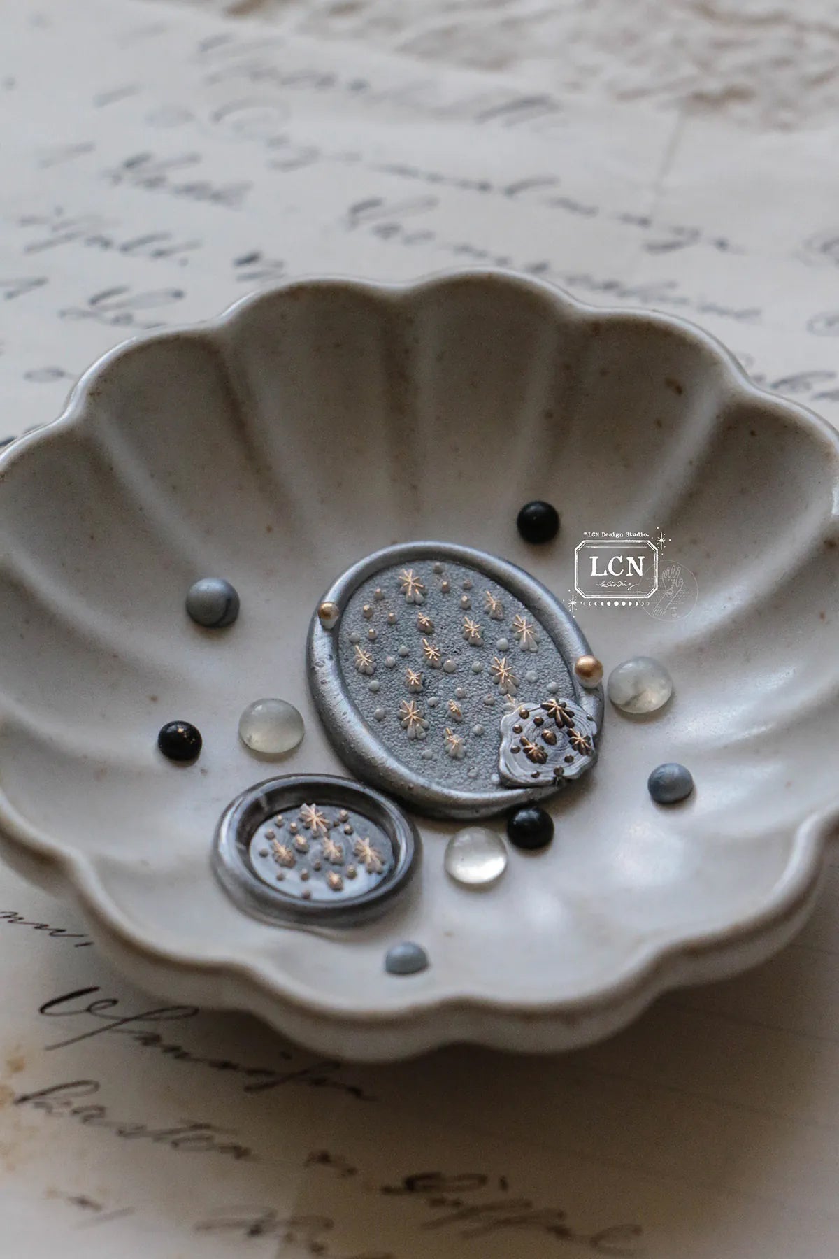 LCN Design Studio: Oval Star Wax Seal Stamp