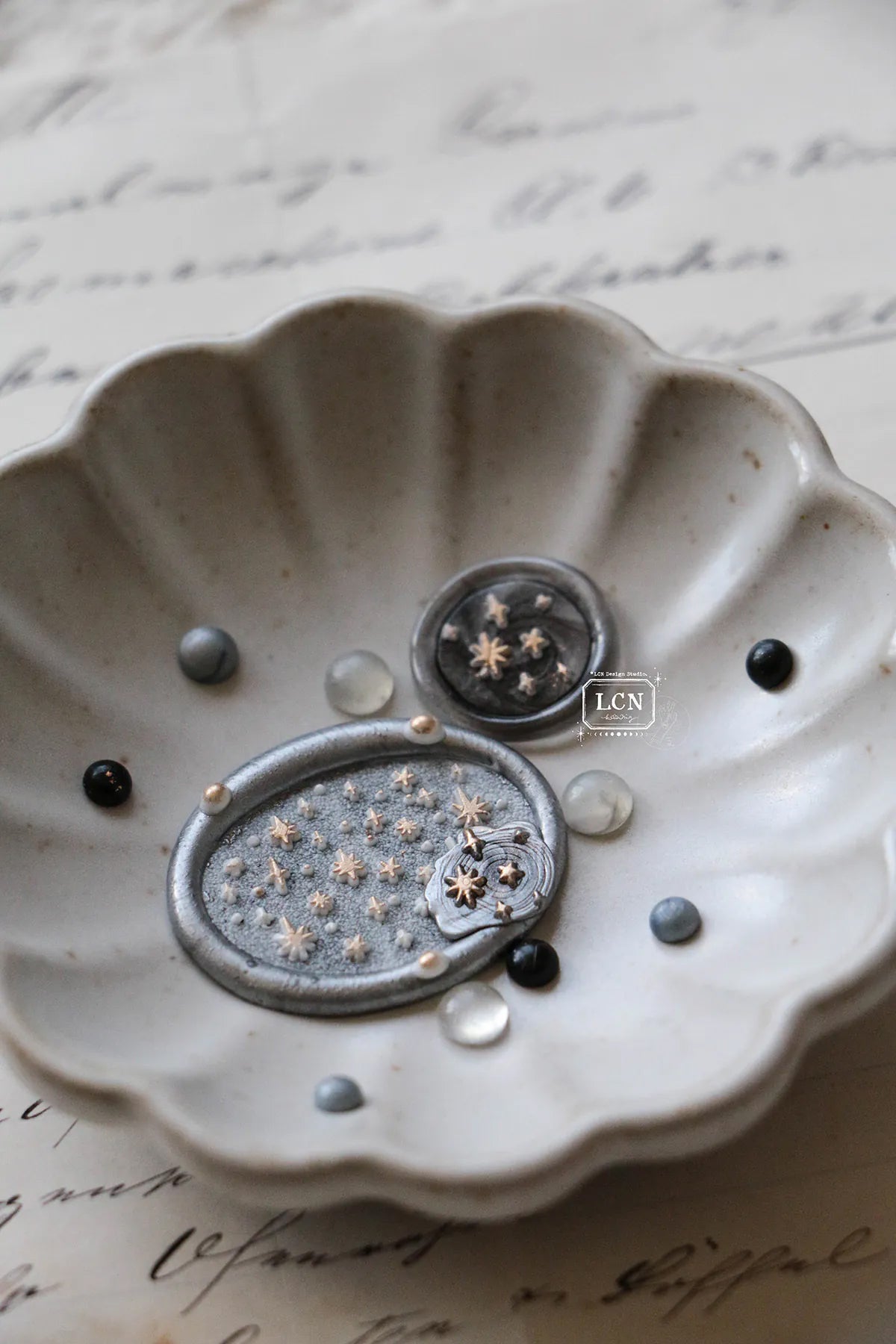 LCN Design Studio: Oval Star Wax Seal Stamp