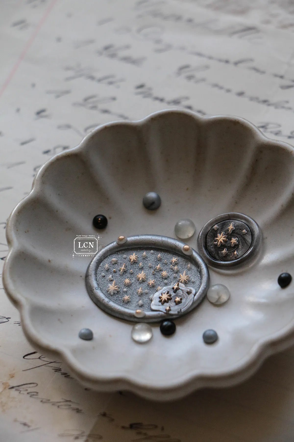 LCN Design Studio: Oval Star Wax Seal Stamp