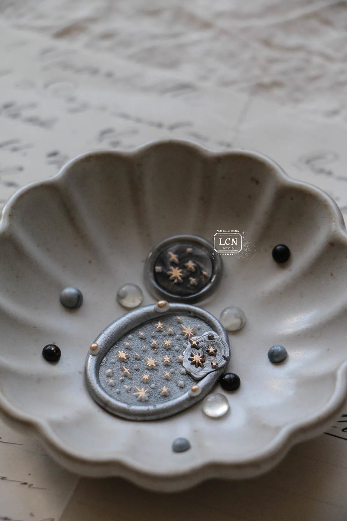 LCN Design Studio: Oval Star Wax Seal Stamp