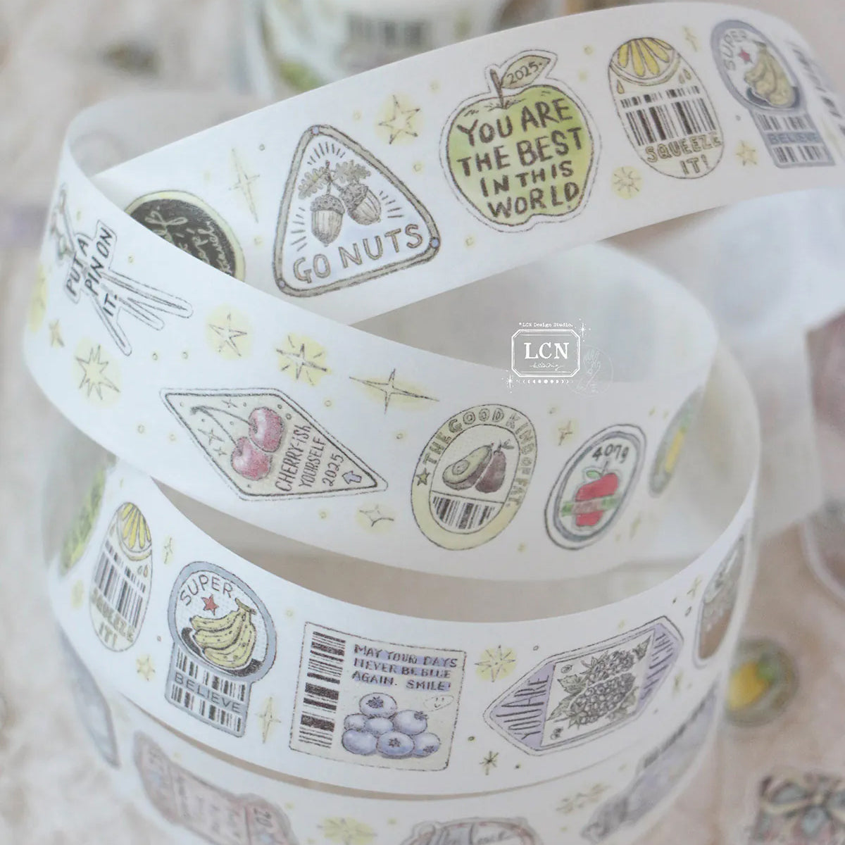LCN Design Studio: Sticker Club Life Masking Tape
