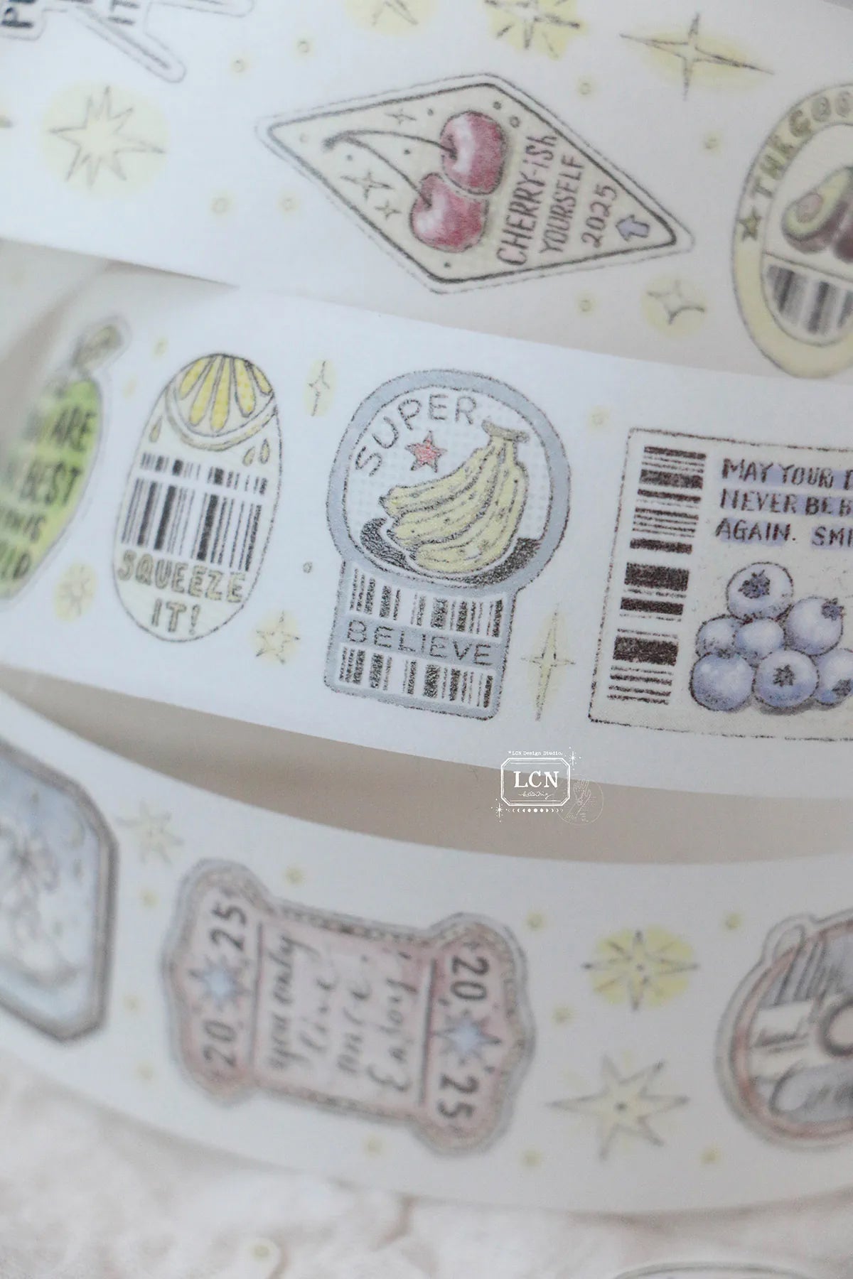 LCN Design Studio: Sticker Club Life Masking Tape
