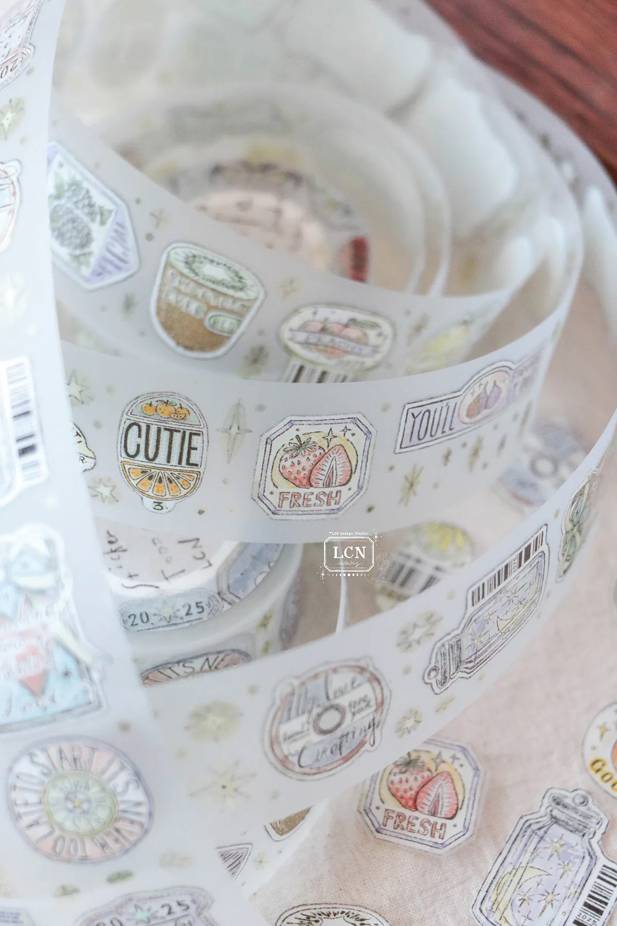 LCN Design Studio: Sticker Club Life Masking Tape