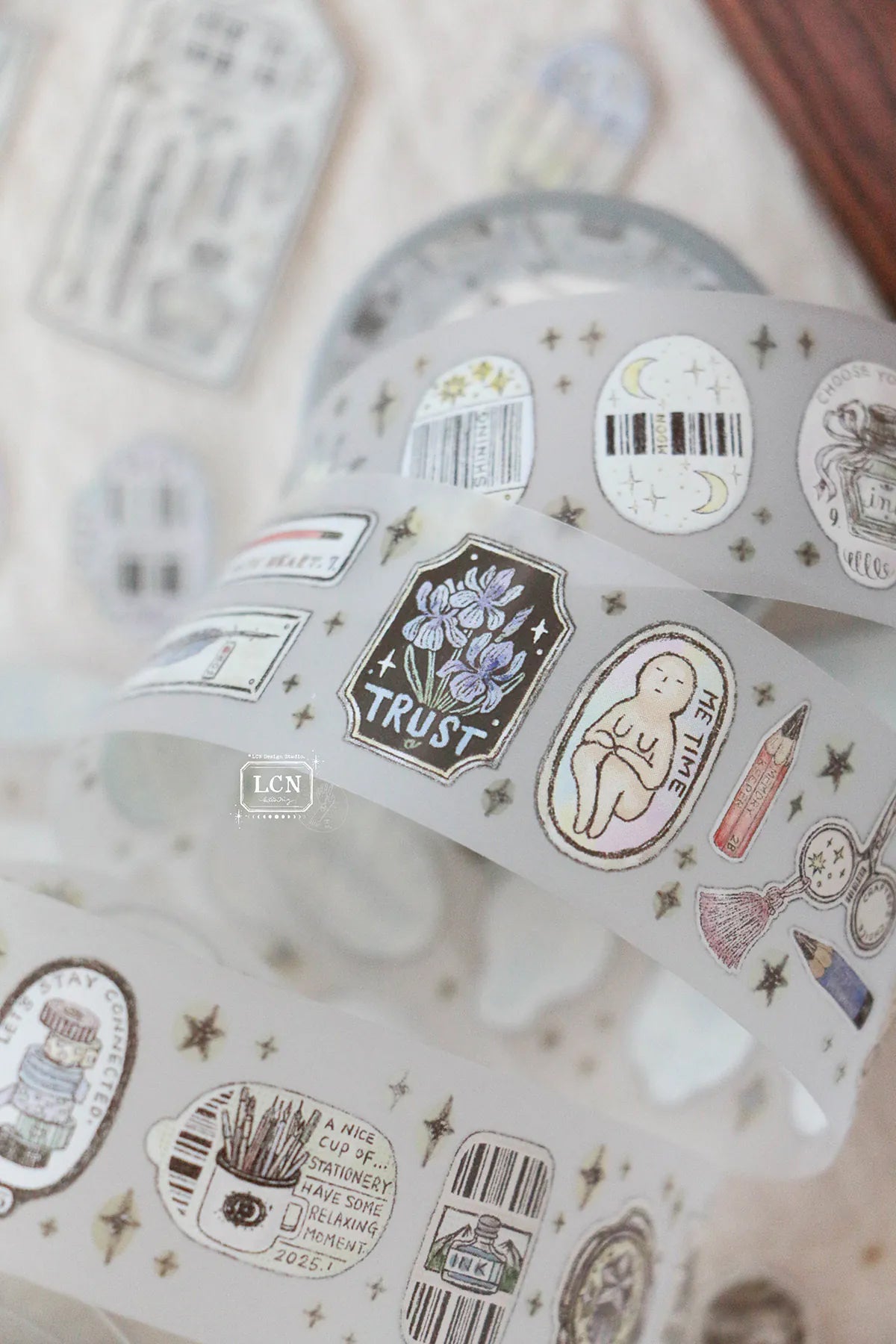 LCN Design Studio: Sticker Club Stationery Masking Tape