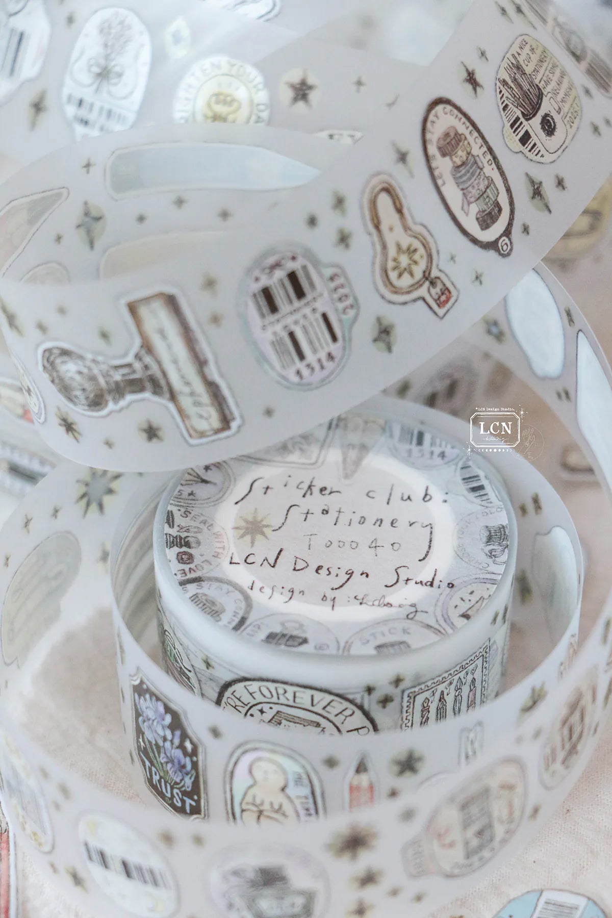 LCN Design Studio: Sticker Club Stationery Masking Tape