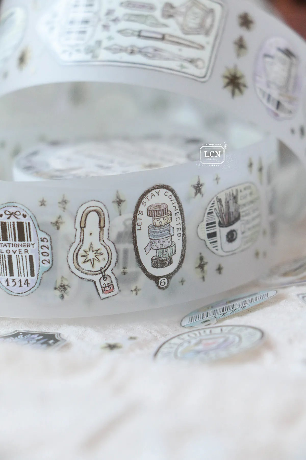 LCN Design Studio: Sticker Club Stationery Masking Tape