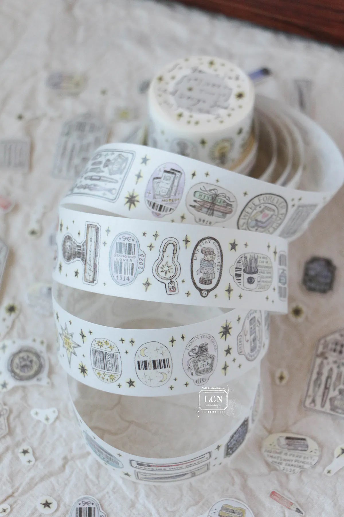 LCN Design Studio: Sticker Club Stationery Masking Tape