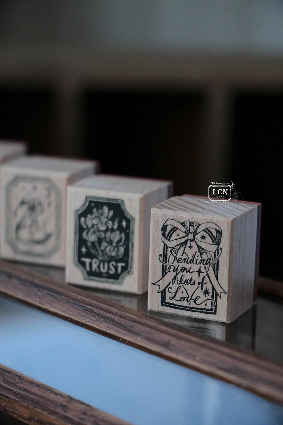 LCN Design Studio: Love, Hope, Trust, Grace Stamp