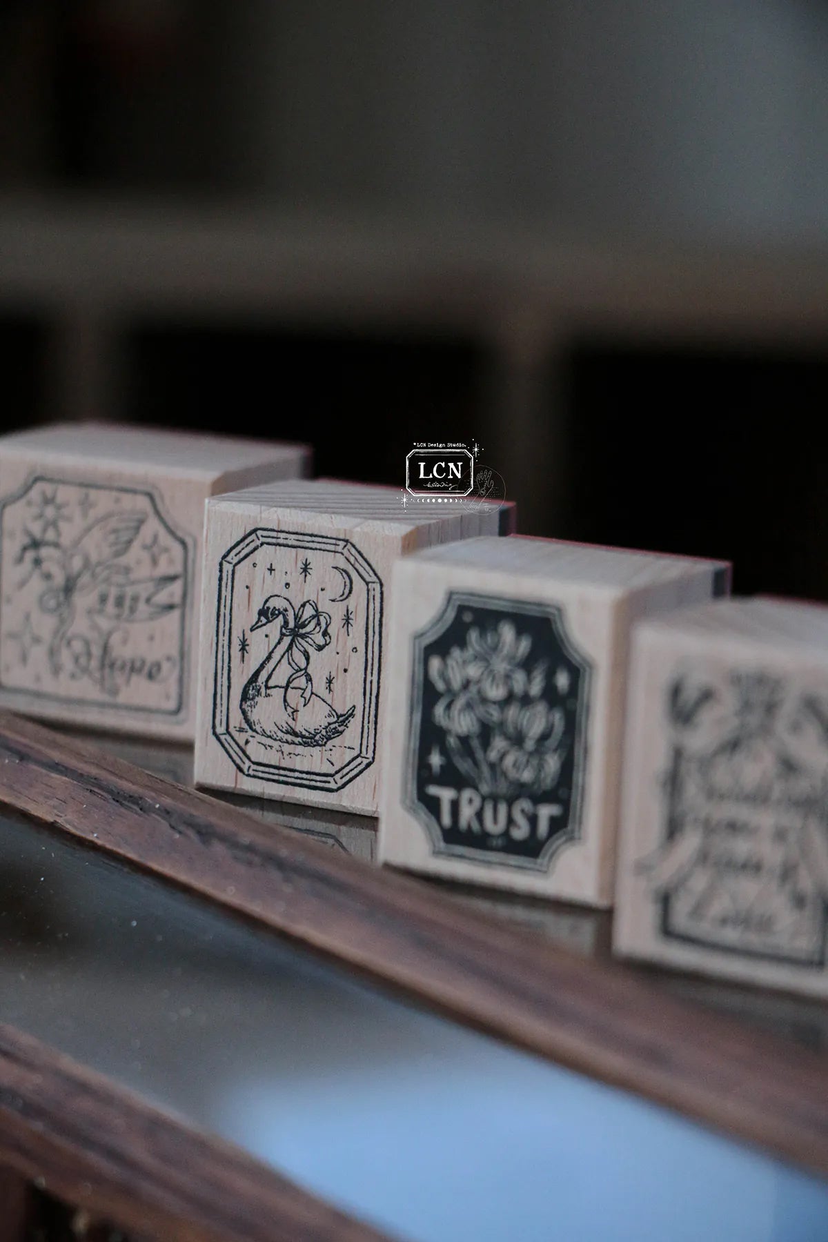 LCN Design Studio: Love, Hope, Trust, Grace Stamp