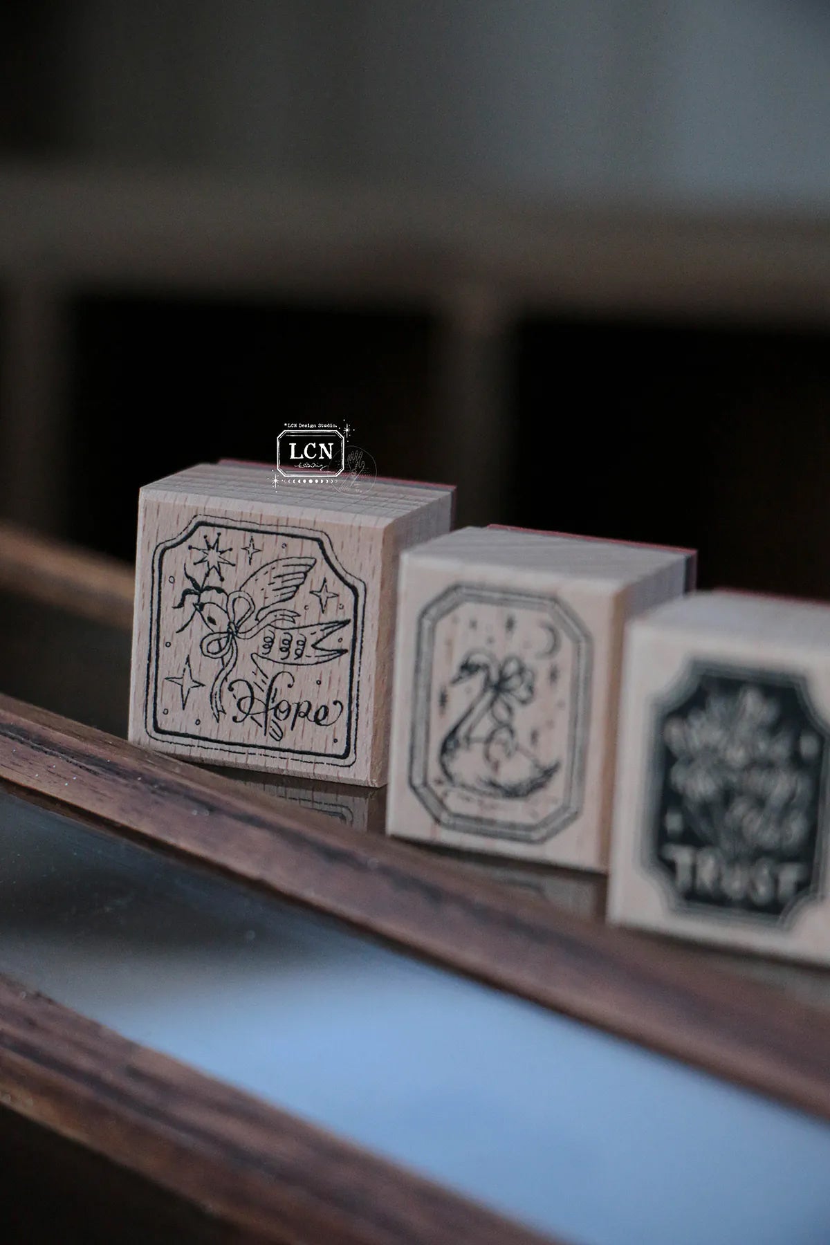 LCN Design Studio: Love, Hope, Trust, Grace Stamp