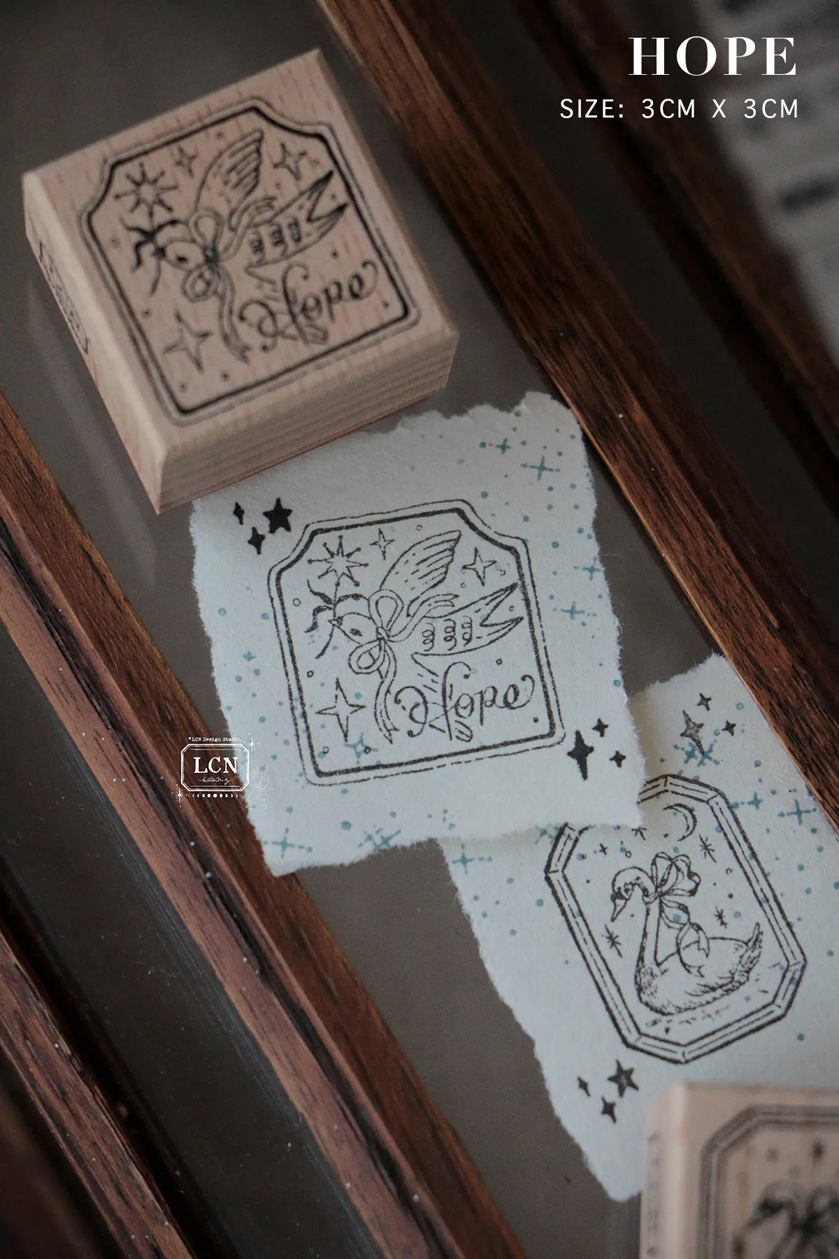 LCN Design Studio: Love, Hope, Trust, Grace Stamp