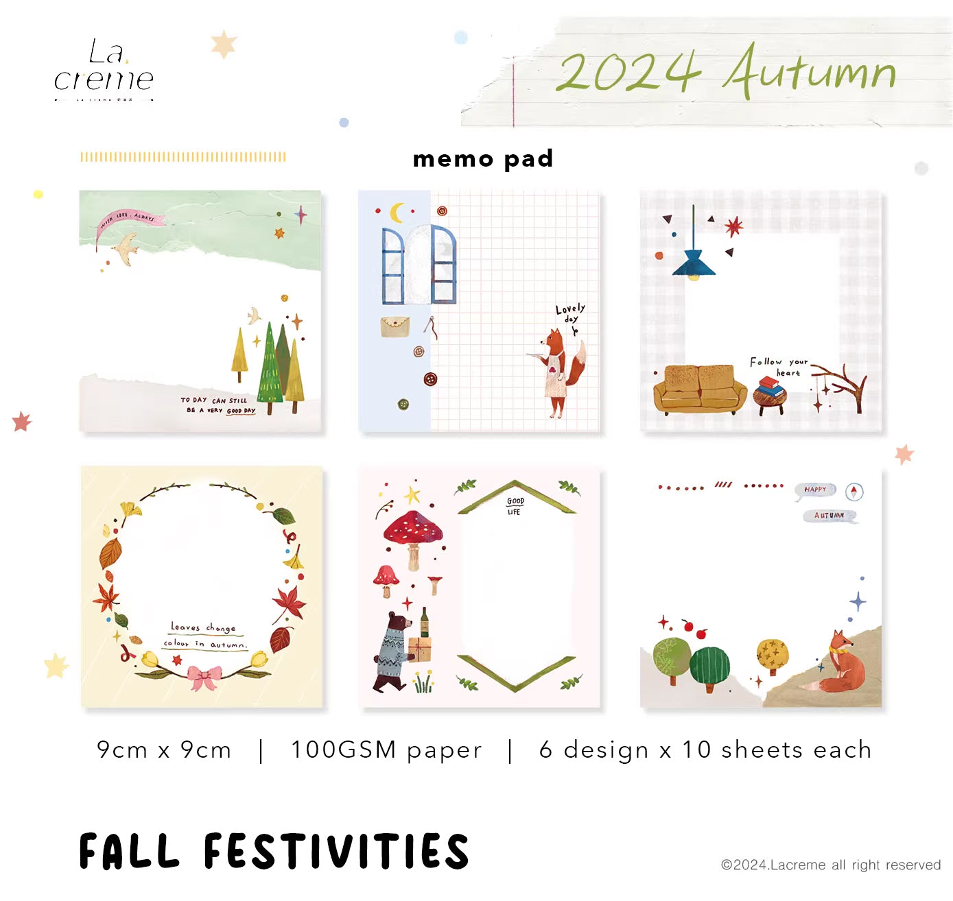 Lacreme Masking Tape: Fall Fairytale