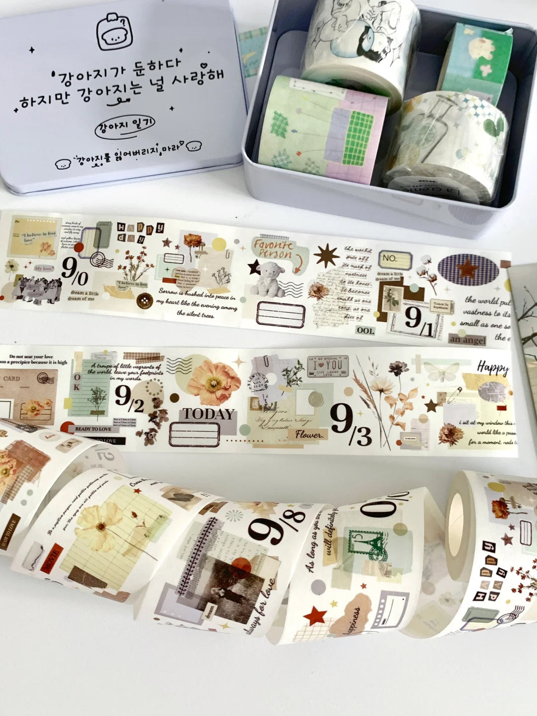 Lacreme Washi Tape: Tea Stains