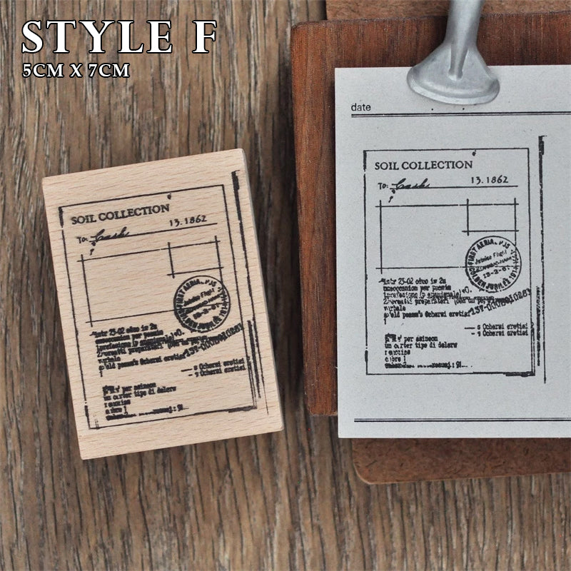 Vintage Embellishments Rubber Stamp