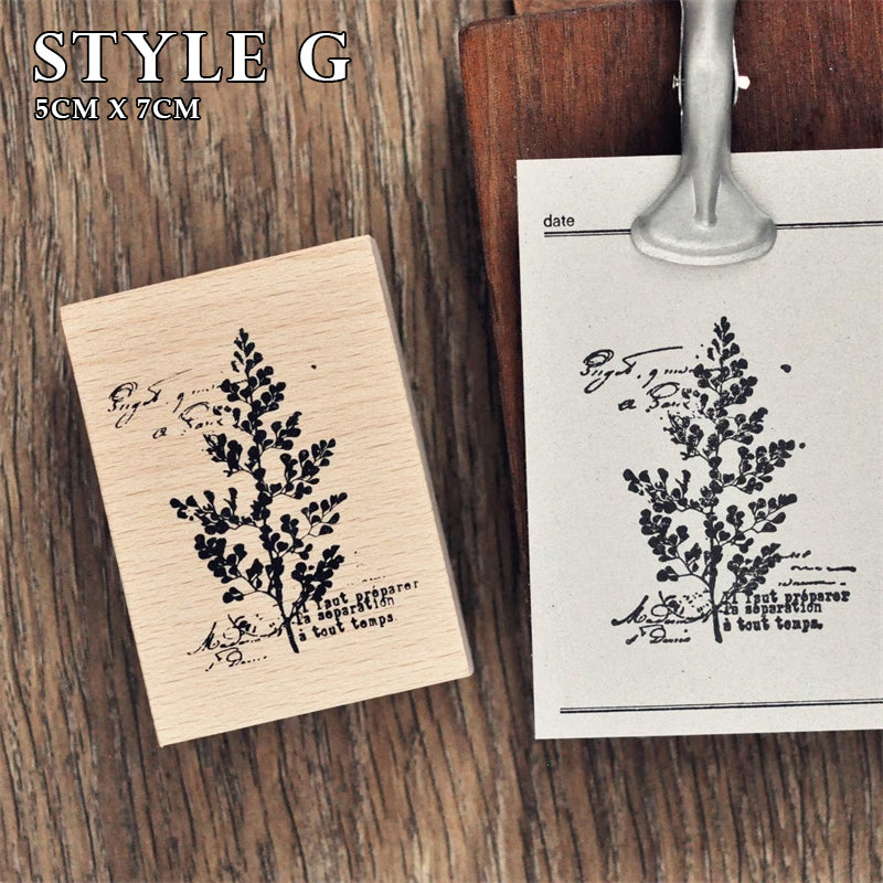 Vintage Embellishments Rubber Stamp