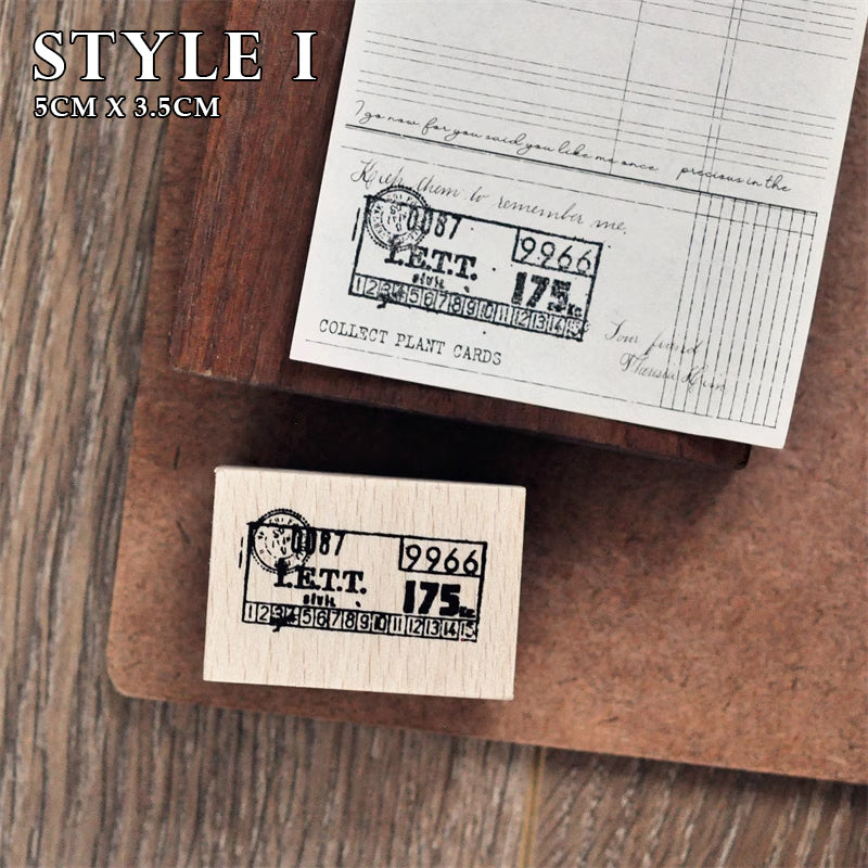 Vintage Embellishments Rubber Stamp