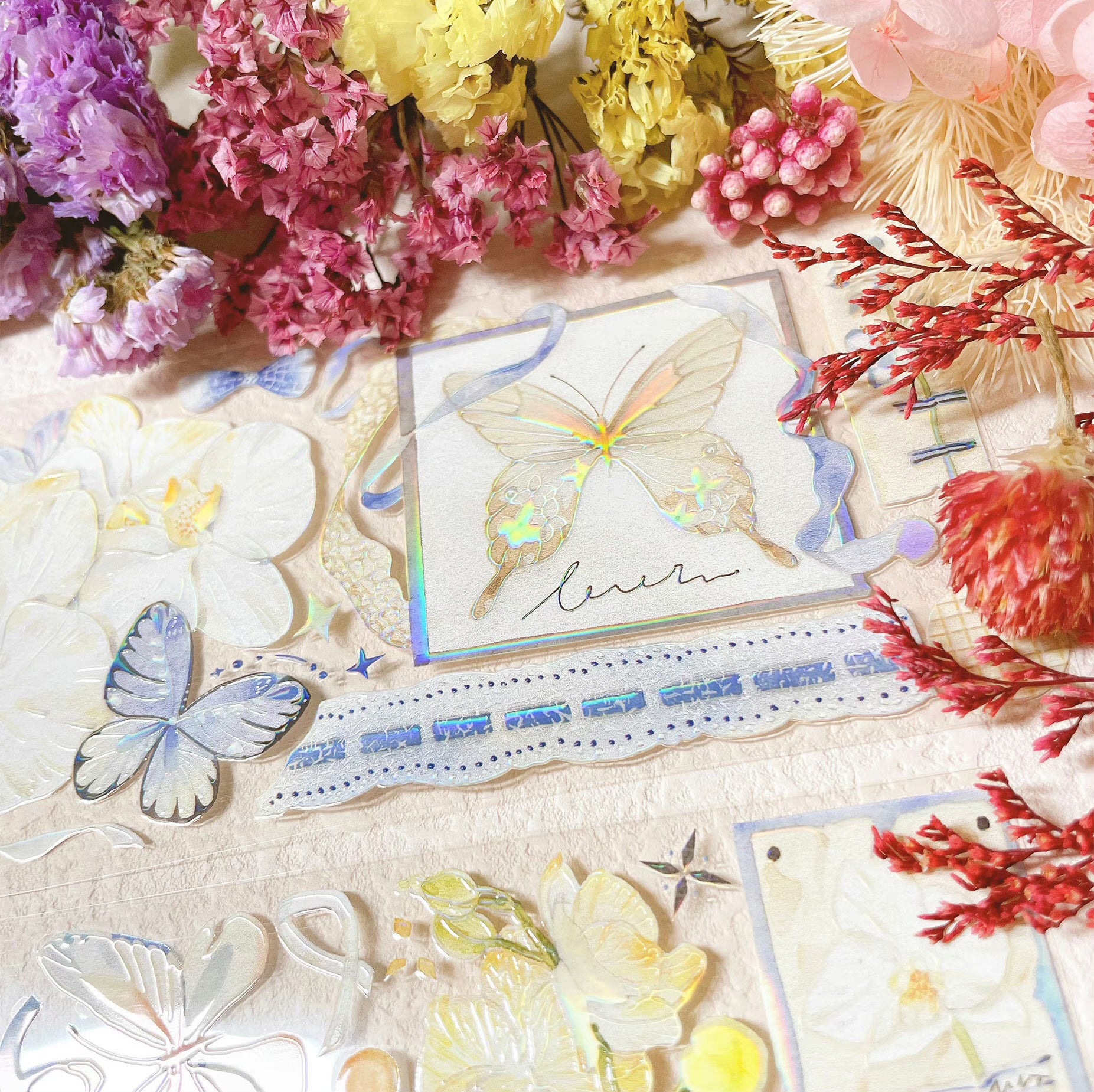 Menu Stationery Masking Tape: Butterfly Orchid