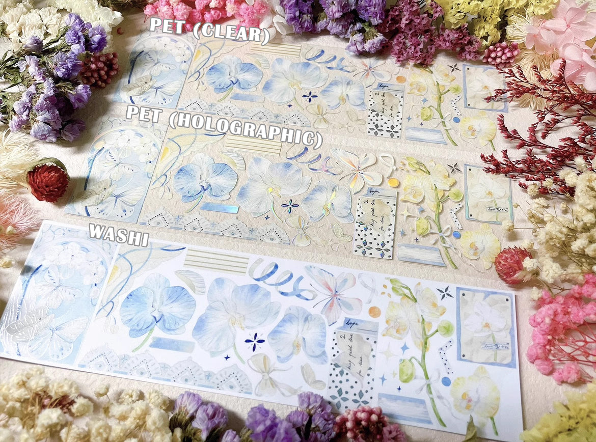 Menu Stationery Masking Tape: Butterfly Orchid