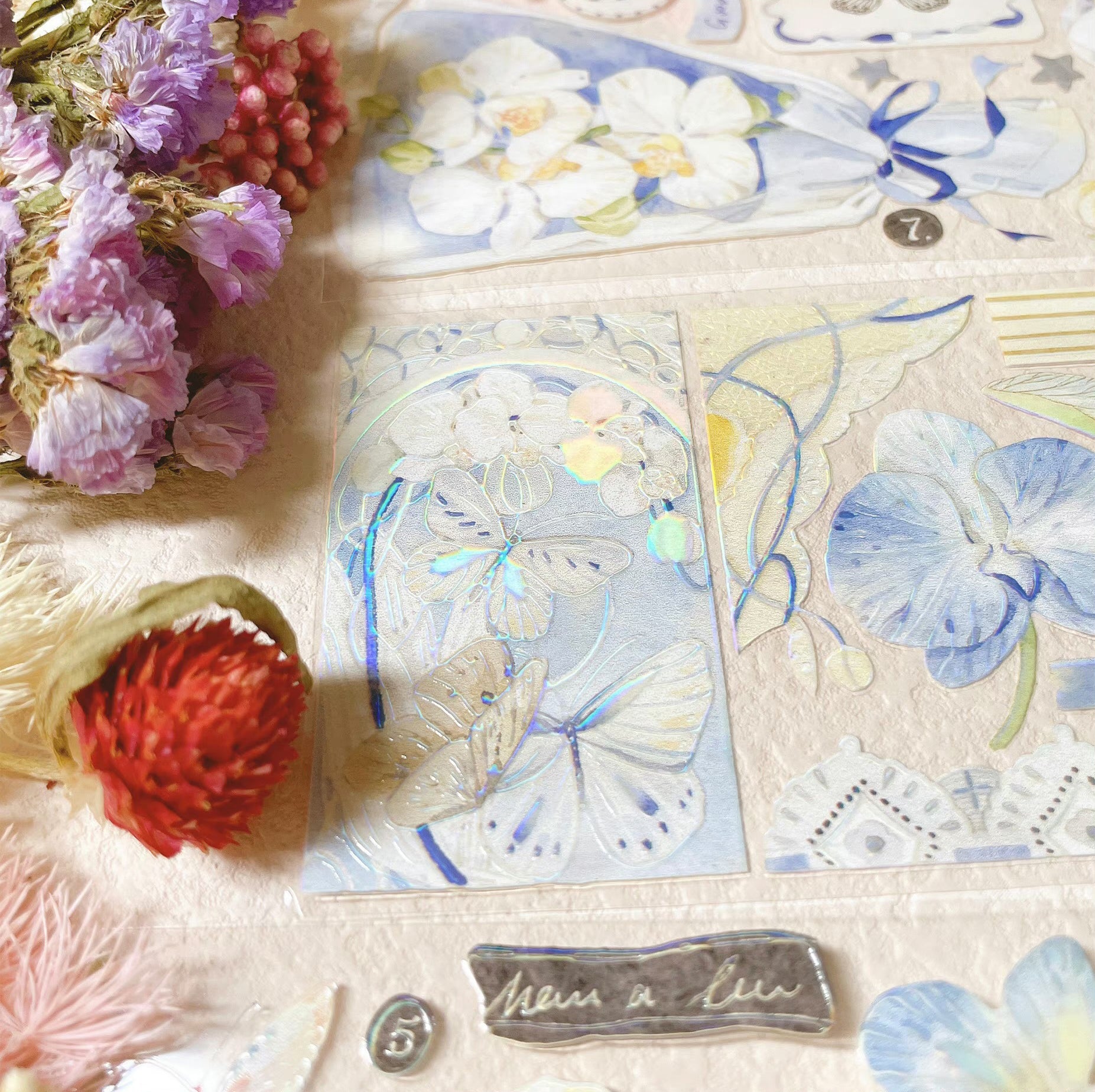 Menu Stationery Masking Tape: Butterfly Orchid