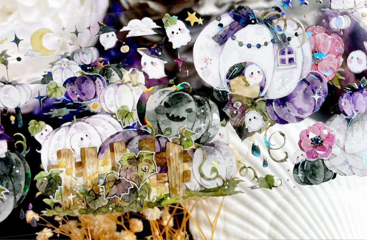 Menu Stationery Masking Tape: Ghost Party