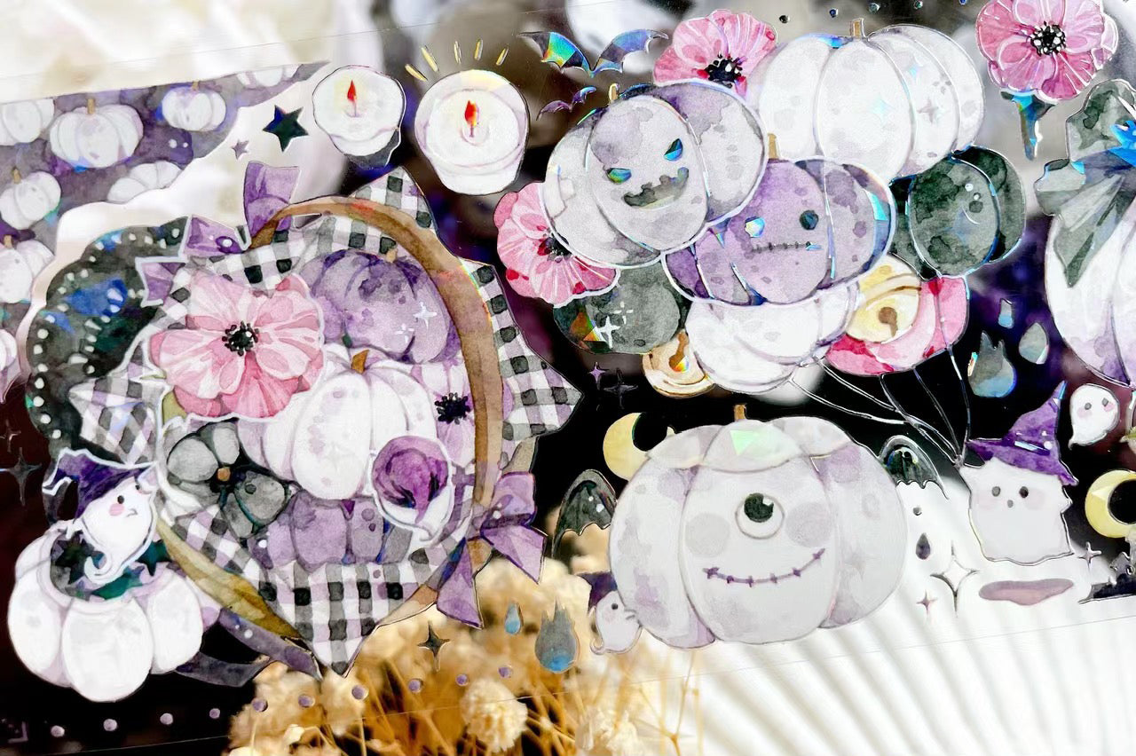 Menu Stationery Masking Tape: Ghost Party