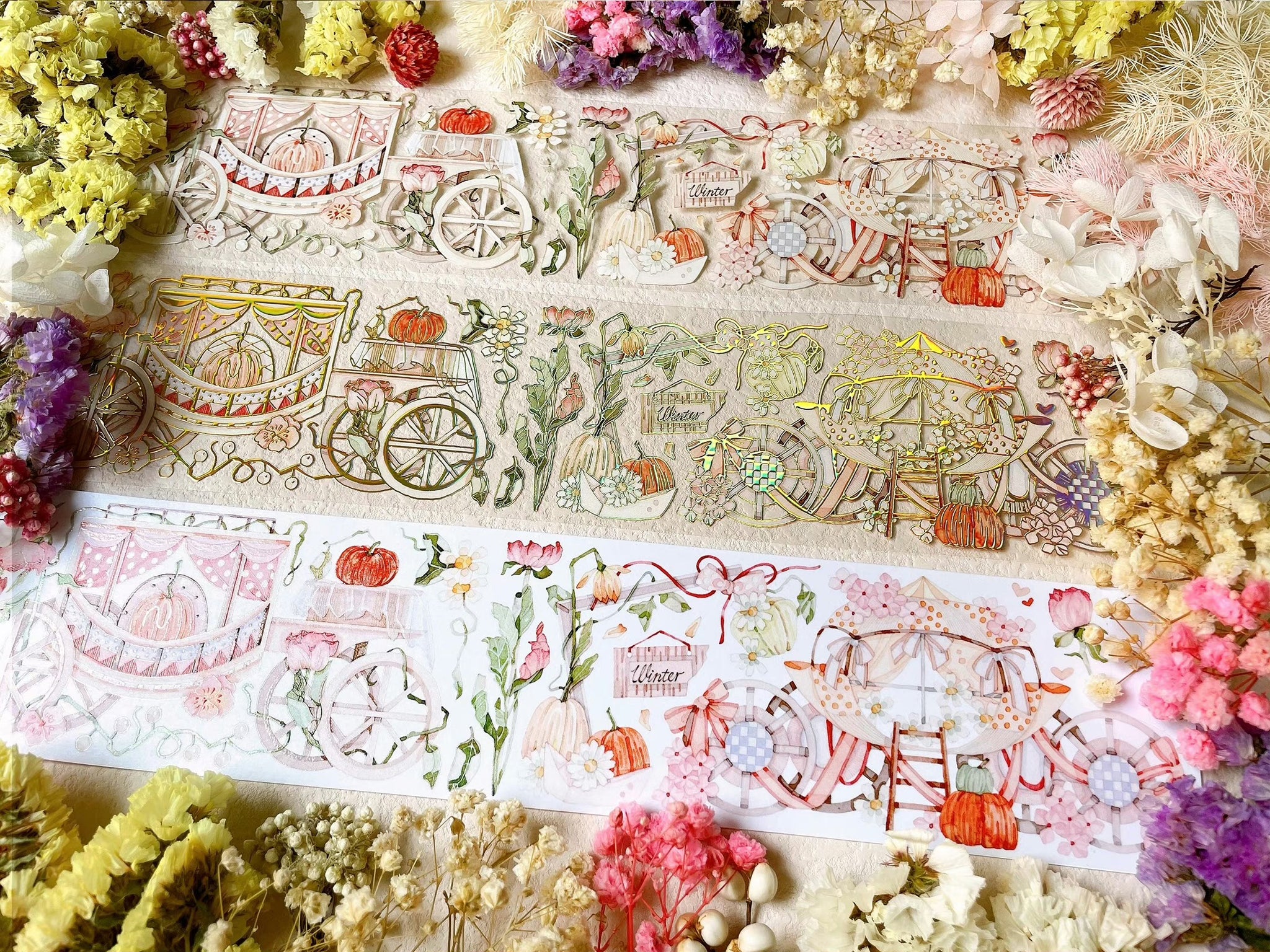 Menu Stationery Masking Tape: Pumpkin Carriage