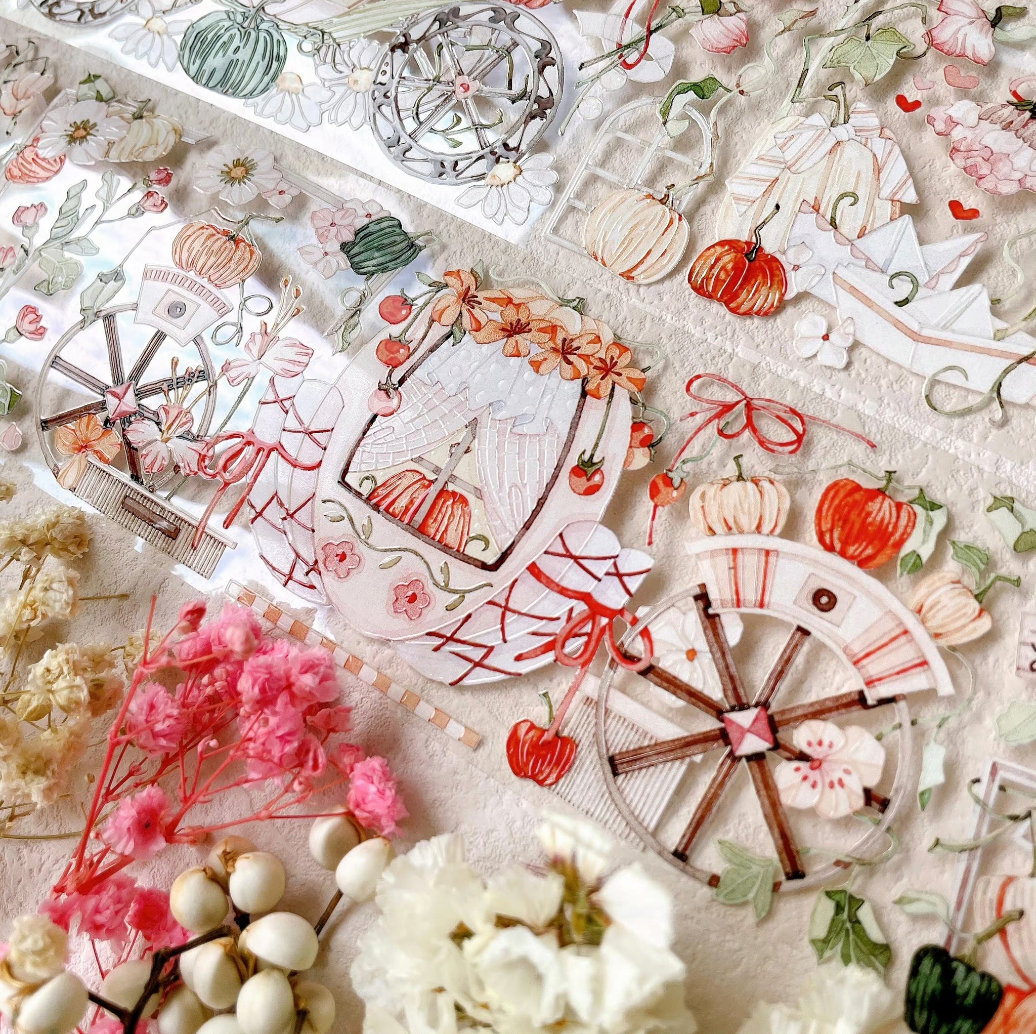 Menu Stationery Masking Tape: Pumpkin Carriage