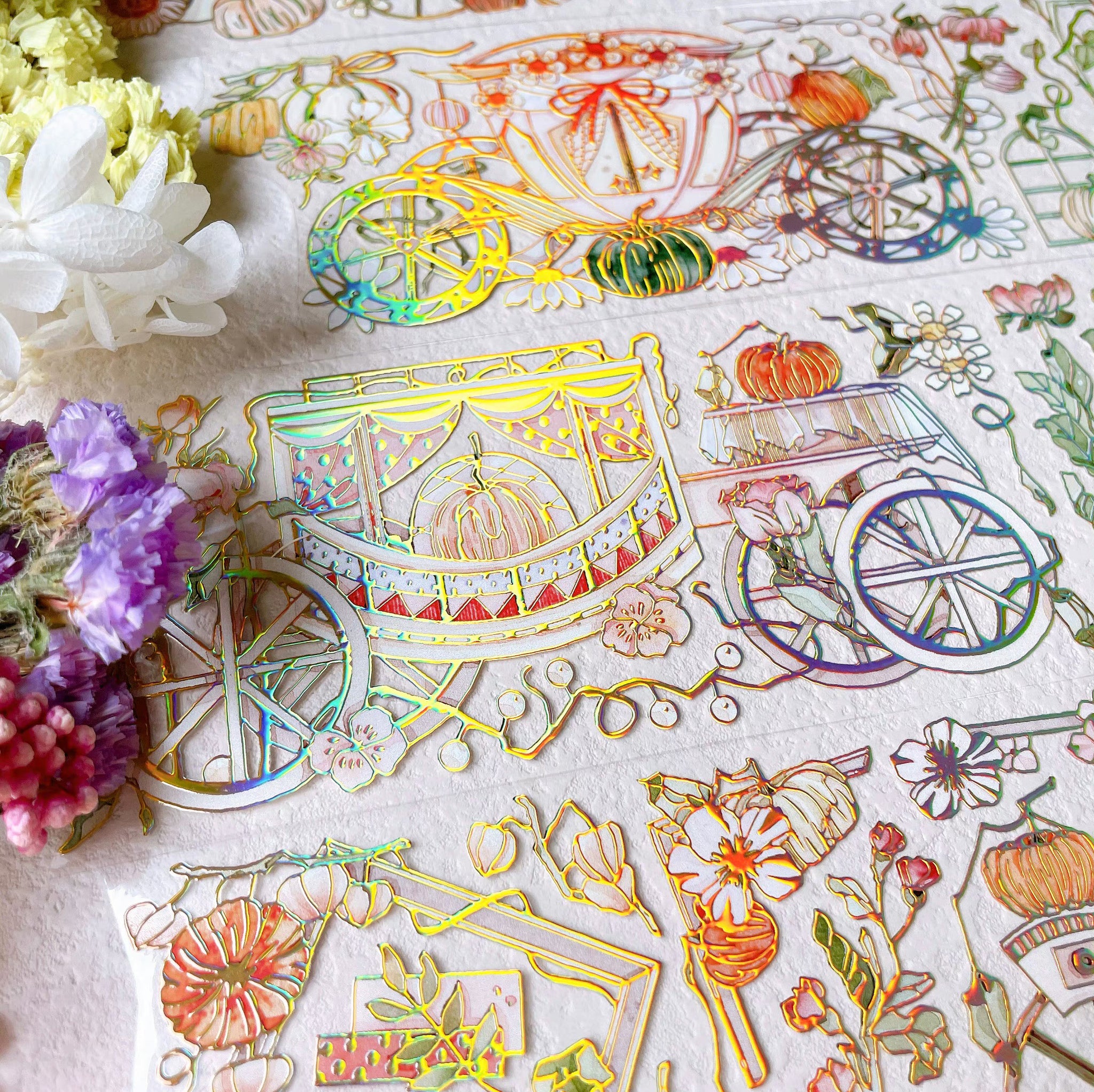 Menu Stationery Masking Tape: Pumpkin Carriage