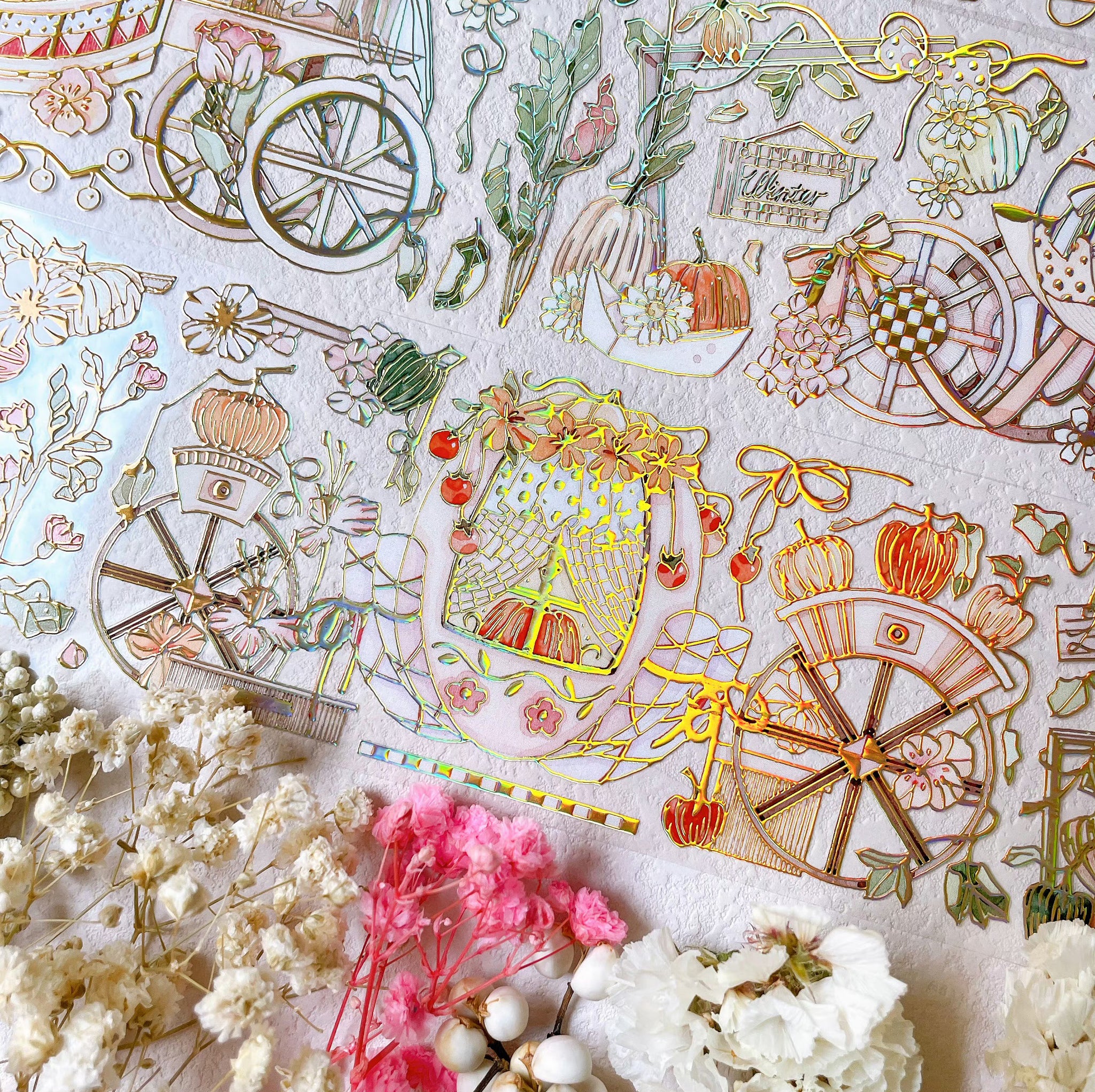Menu Stationery Masking Tape: Pumpkin Carriage