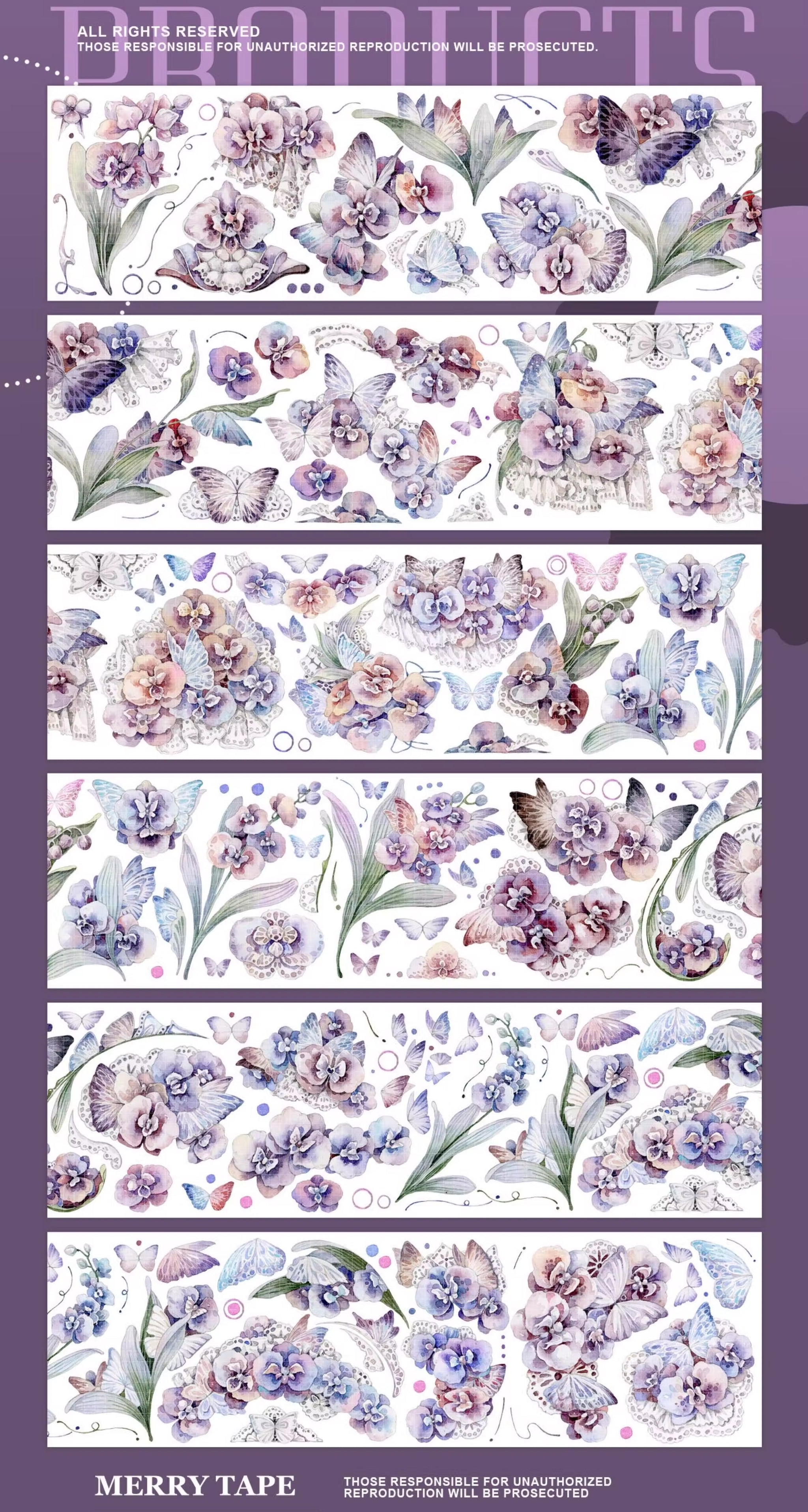 Merry Tape: Butterfly Orchid