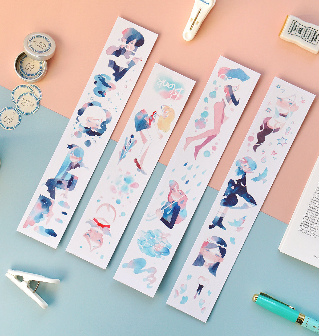 Miaopaji Masking Tape: Blank White