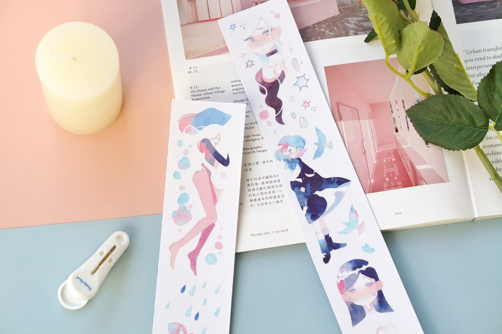 Miaopaji Masking Tape: Blank White