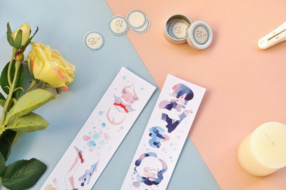 Miaopaji Masking Tape: Blank White