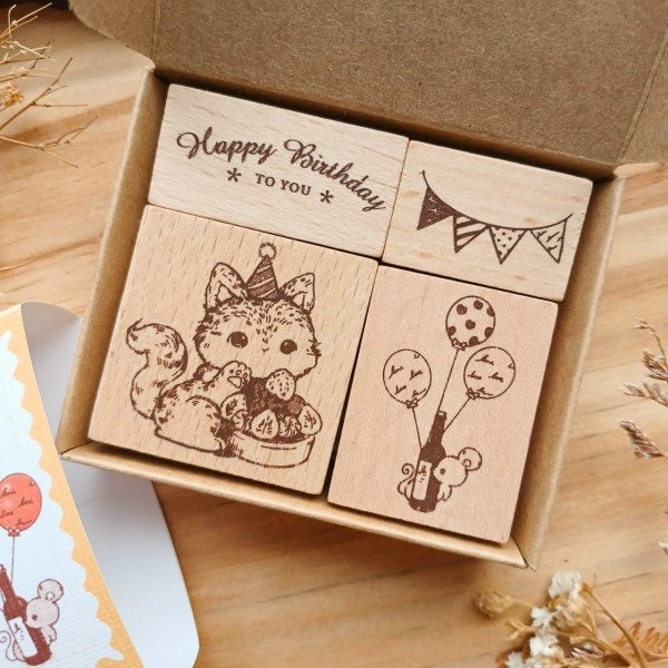 Micia Rubber Stamps Set: Illustrator Series