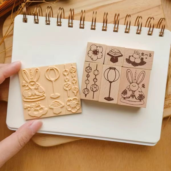 Micia Rubber Stamps Set: Illustrator Series