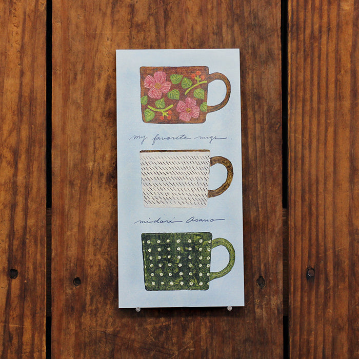 Cozyca Ippitsusen Memo Pad: My Favorite Mug